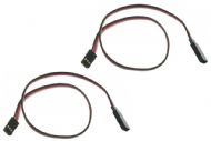 OVERLANDER UNI TYPE 300MM HEAVY DUTY SERVO EXTENSION LEAD 22AWG GOLD PLATED (X2)